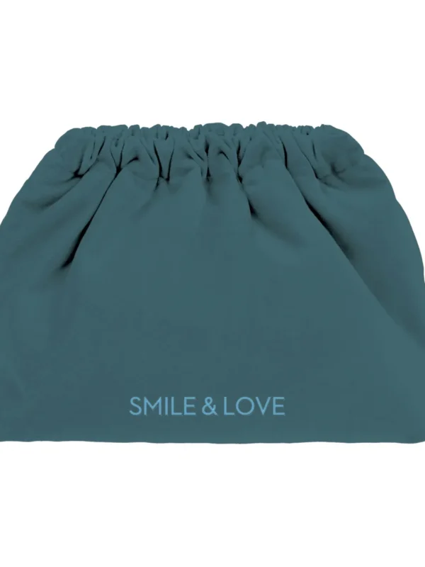 Smile And Love – Velvet Clutch Bag