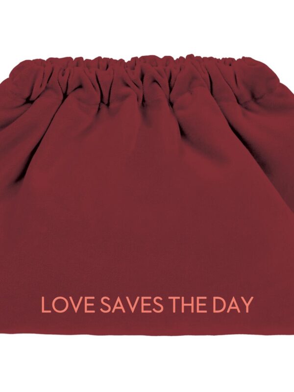 Love Saves The Day – Velvet Clutch Bag
