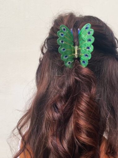 Peacock hair claw - Image 2
