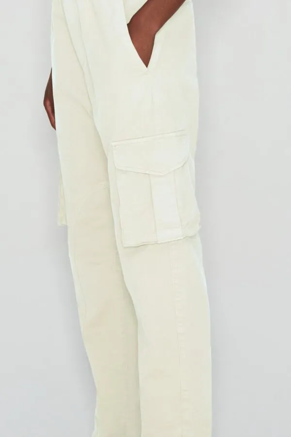 Cargo Society (M/W) Pants Off-white - Image 3