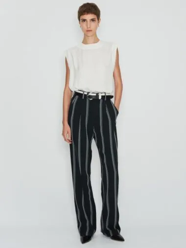 Vintage aroma Sleeveless Off-white Shirt - Image 3