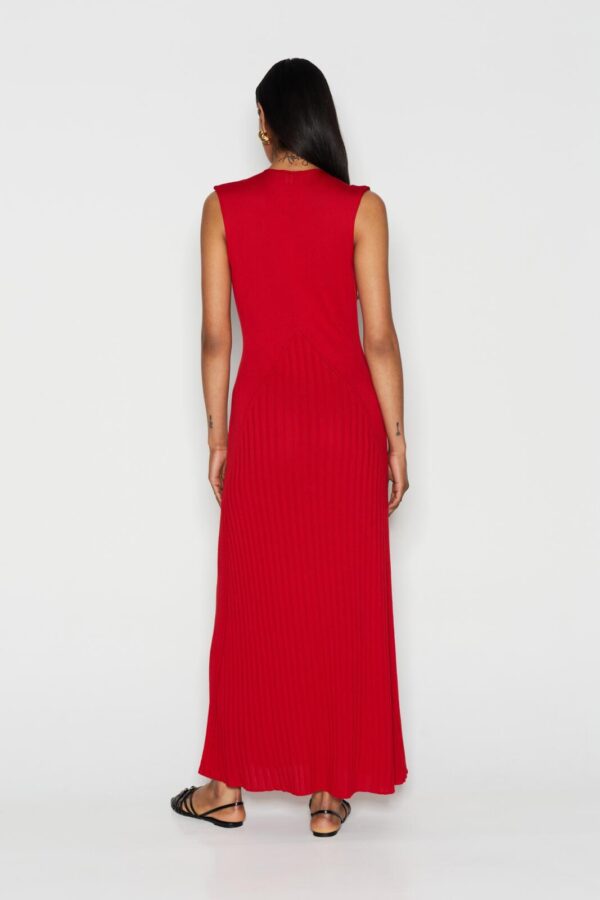 Temptation Knitwear Dress Red - Image 3