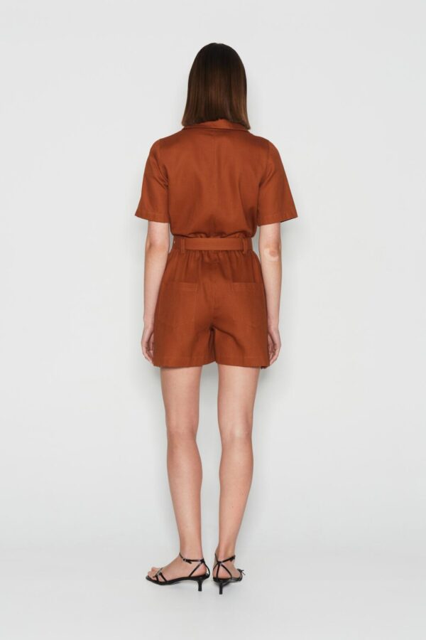 Odyssey Playsuit Brown - Image 3