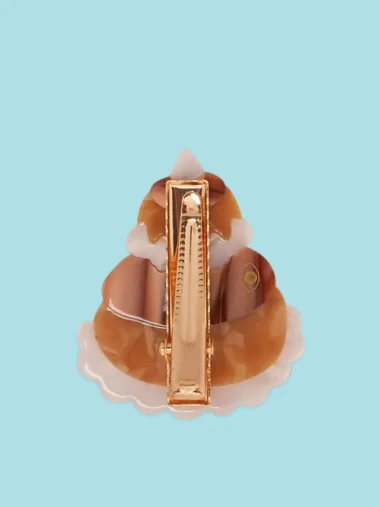 Religieuse pastry hair clip - Image 2