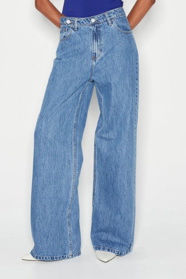 Denim Crew Pants Blue - Image 2