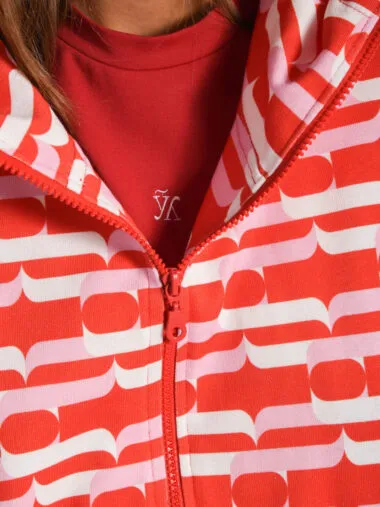 Stand up cardigan (red) - Image 2