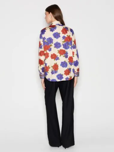 Floral Fiction Shirt Cream - Image 2