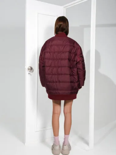 Win jacket oversized (bordeaux) - Image 4