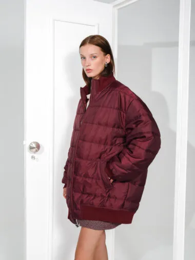 Win jacket oversized (bordeaux) - Image 2