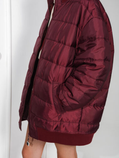 Win jacket oversized (bordeaux) - Image 3