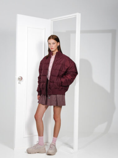Win jacket normal size (bordeaux) - Image 2