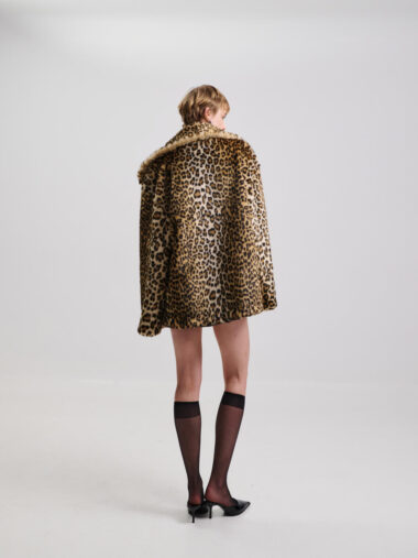 W5UNFU0102 LEOPAR FUR COAT - Image 2