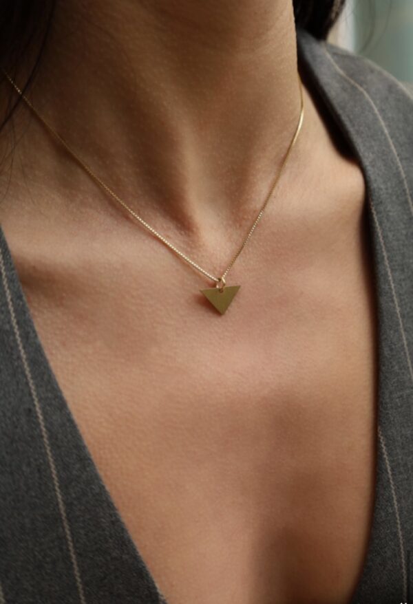 Triangle necklace