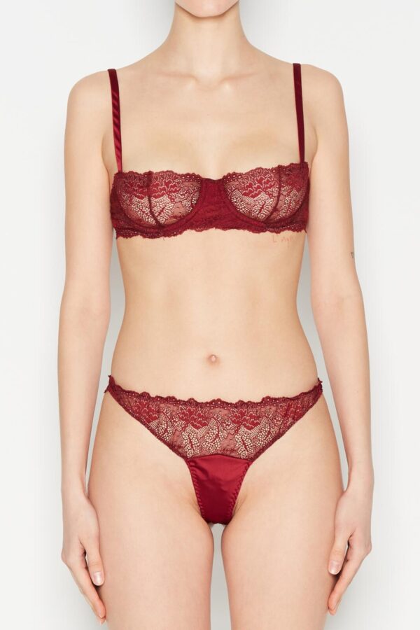 Calypso Lingerie Set Burgundy