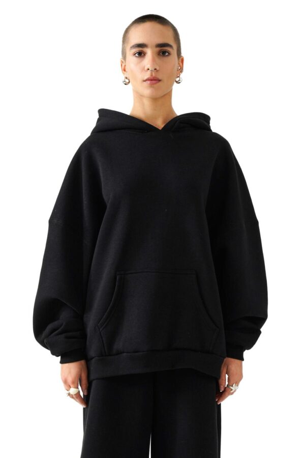 Unisex oversized hoodie bs  (black)