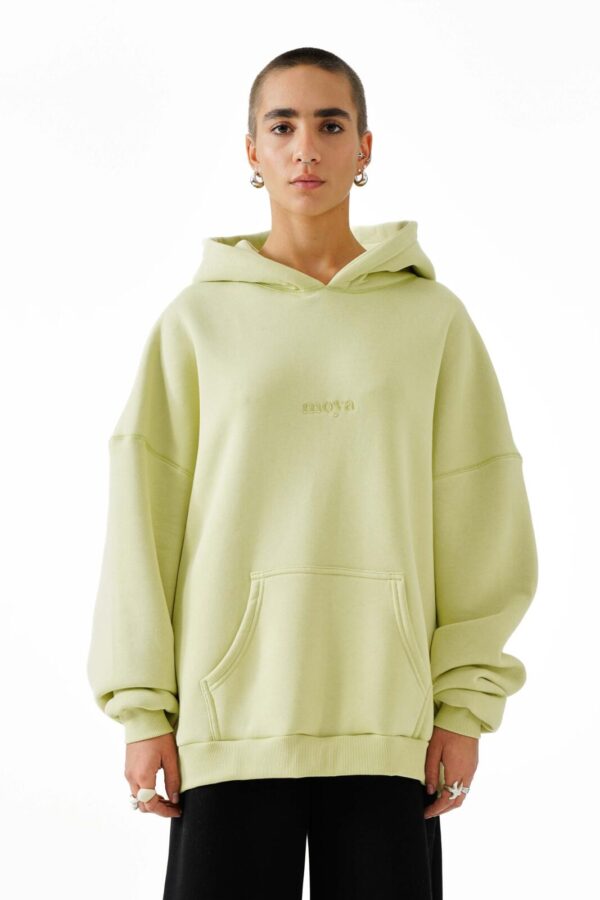 Unisex oversized hoodie (lime)