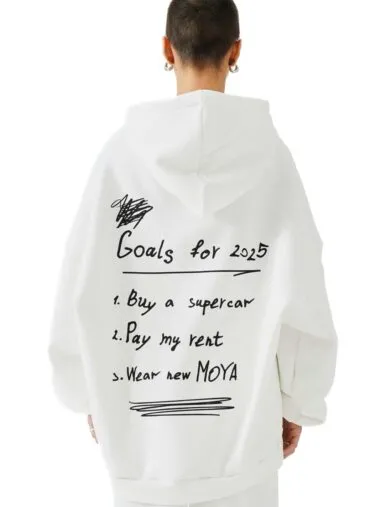 Unisex oversized hoodie bs  (off white) - Image 5
