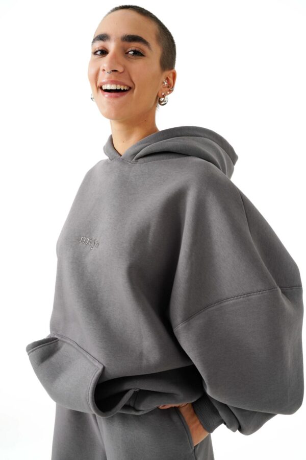 Unisex oversized hoodie (stone) - Image 2