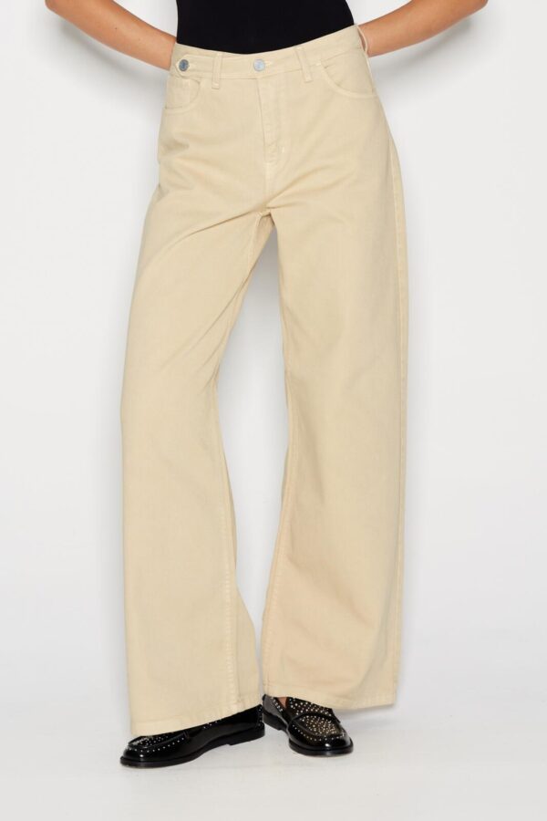 Denim Crew Pants Beige