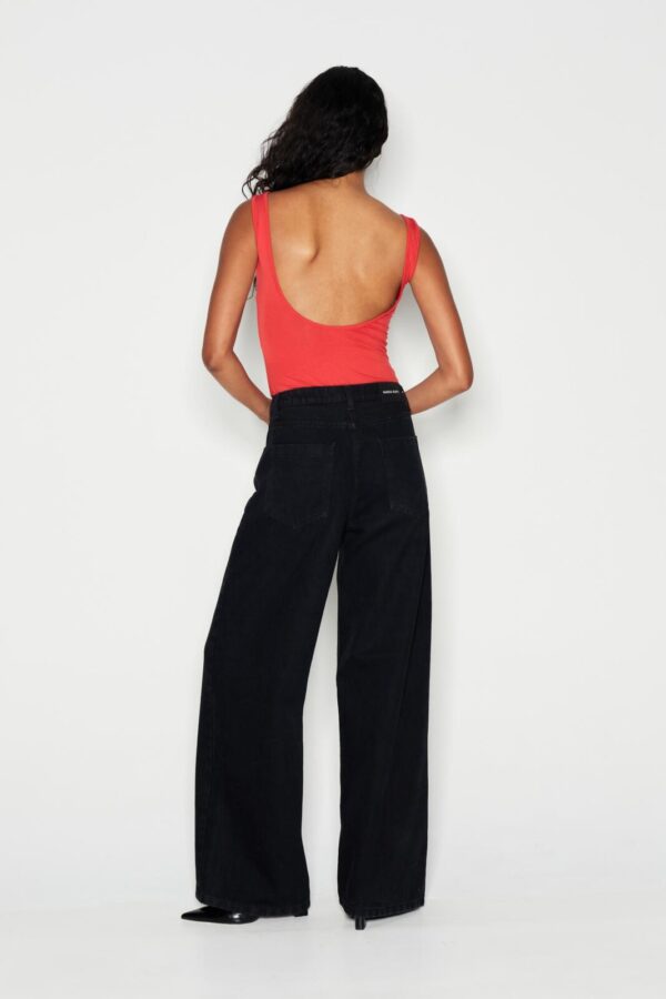 Denim Crew Pants Black - Image 3