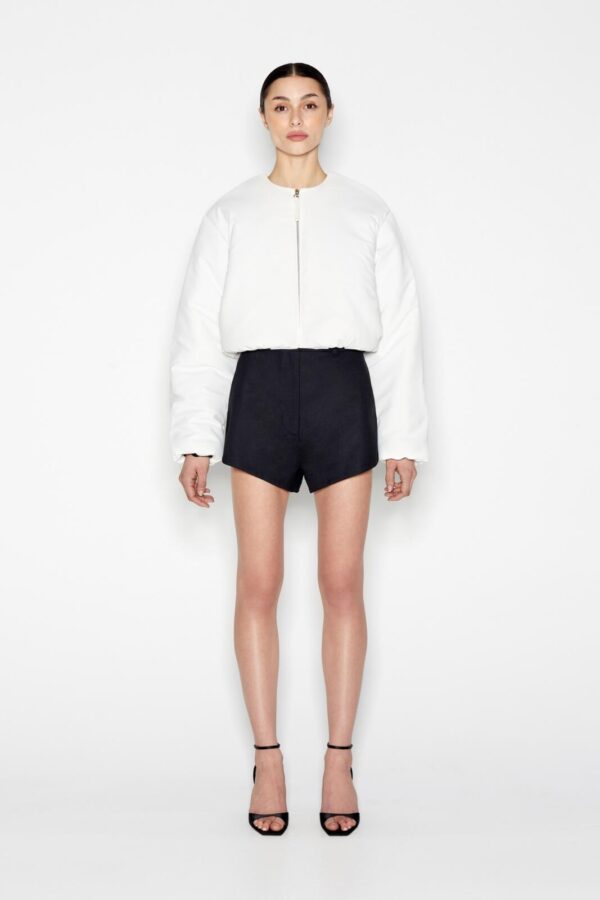 Sphere Puffer Jacket White - Image 3