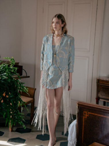 SCULPTURE JACKET (light blue) - Image 3