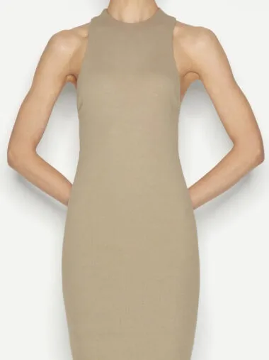 Oasis Midi Dress Beige - Image 3
