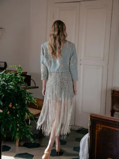 SCULPTURE JACKET (light blue) - Image 4
