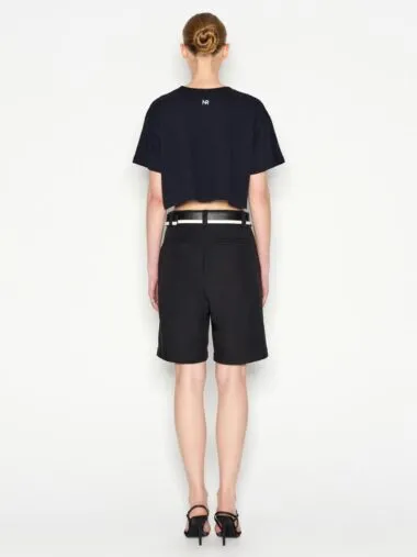 Cin Cin Crop T-shirt Black - Image 4