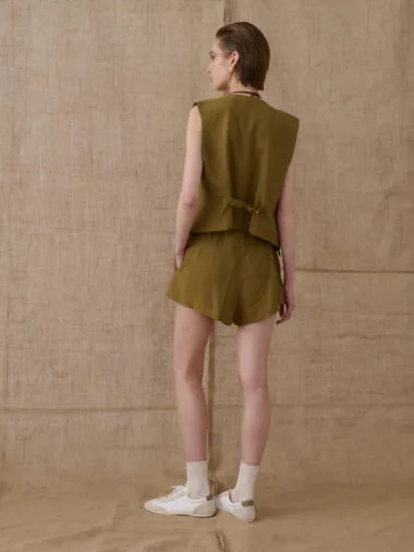 KHAKI VEST - Image 3