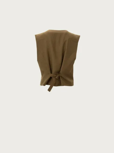 KHAKI VEST - Image 2