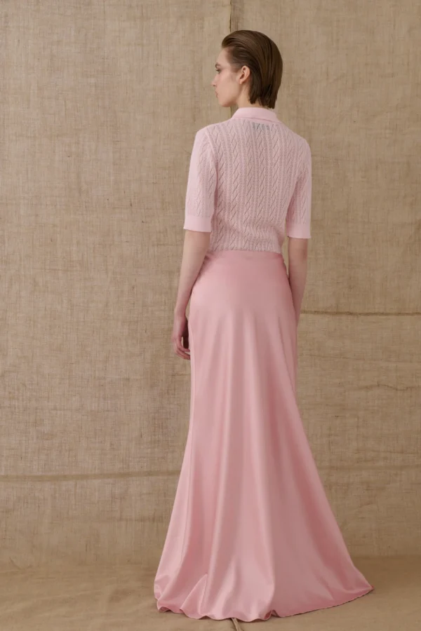 PINK POLO KNITTED TSHIRT - Image 4
