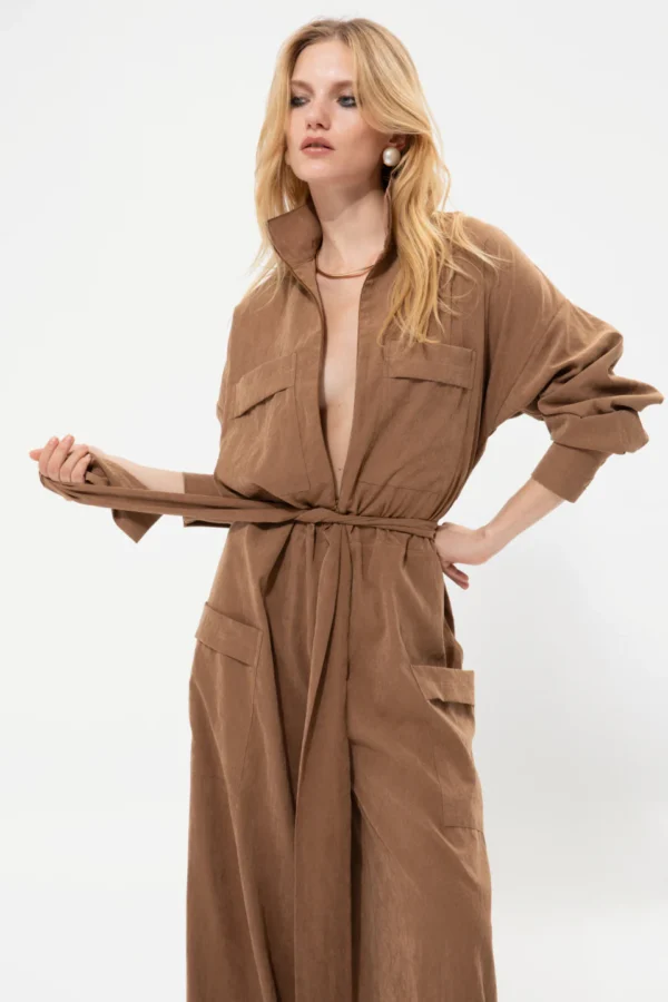 TAN PLAYSUIT - Image 2