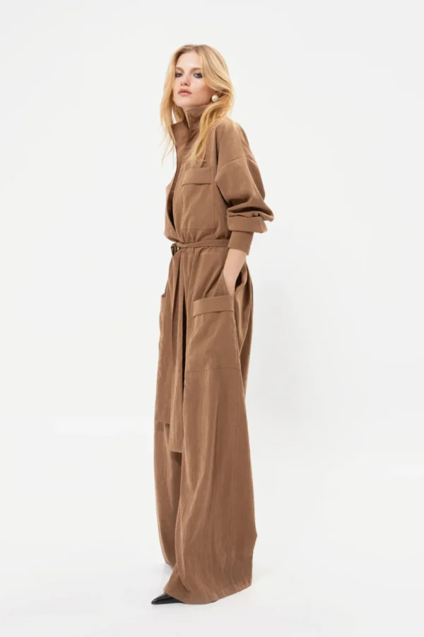 TAN PLAYSUIT - Image 4