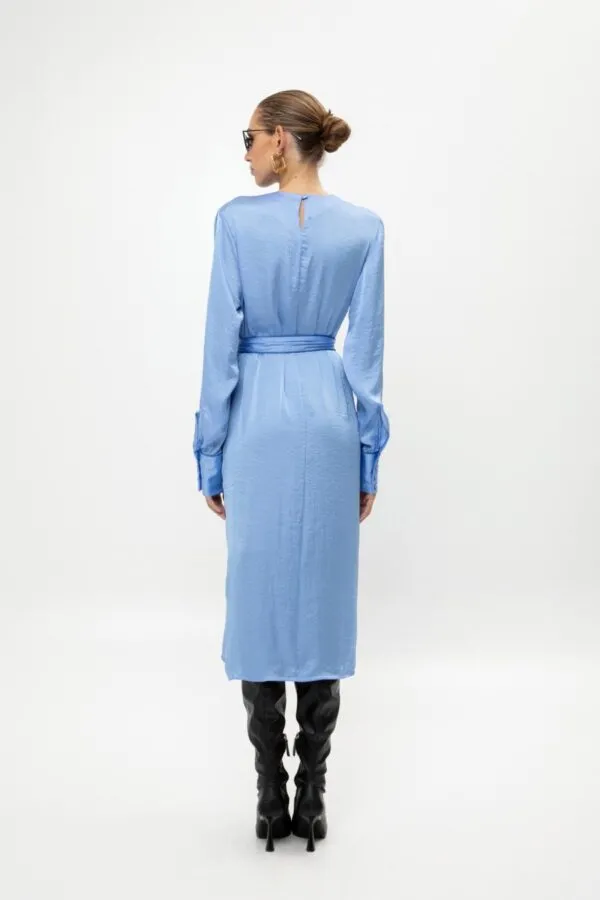 INDIGO MIDI DRESS - Image 3