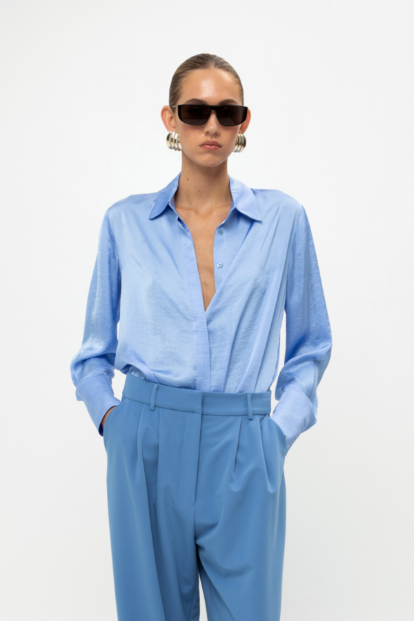 INDIGO SLIM FIT SHIRT - Image 2