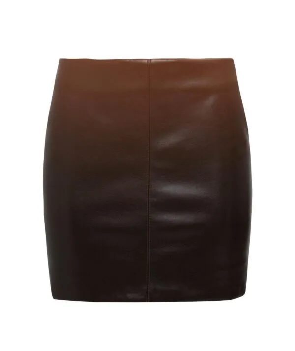 OMBRE FAUX LEATHER MINI SKIRT - Image 2
